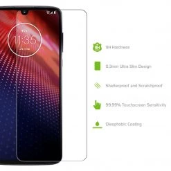 SGMOTZ4 - Motorola Moto Z4 Tempered Glass Screen Protector, Cellet 0.3mm Premium Tempered Glass Screen Protector For Motorola Moto Z4 (9H Hardness) 11 SGMOTZ4 - Motorola Moto Z4 Tempered Glass Screen Protector, Cellet 0.3mm Premium Tempered Glass Screen Protector For Motorola Moto Z4 (9H Hardness)