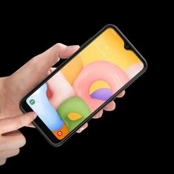 Full Catalog SGSAMA01 - Samsung Galaxy A01 Tempered Glass Screen Protector, Premium 0.3mm Tempered Glass Screen Protector For Samsung Galaxy A01 (9H Hardness) By Cellet