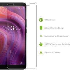 Full Catalog SGALC3V - Alcatel 3V Tempered Glass Screen Protector, Premium 0.3mm Tempered Glass Screen Protector For Alcatel 3V (9H Hardness) By Cellet