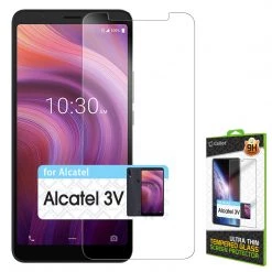 Full Catalog SGALC3V - Alcatel 3V Tempered Glass Screen Protector, Premium 0.3mm Tempered Glass Screen Protector For Alcatel 3V (9H Hardness) By Cellet