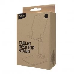 Cellet Full Catalog PHTAB60WT - Tablet Desktop Stand, Foldable Heavy Duty Adjustable Smartphone And Tablet Stand With Non-Slip Rubberized Grips And Weighted Base Compatible To Smartphones, Tablets, IPads And Nintendo Switch – White