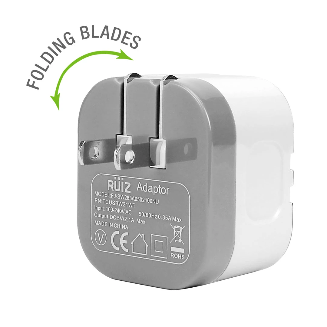 Full Catalog TCUSBW21WTC - RUIZ By Cellet High Powered 2.1A (10W) USB Home Wall Charger (TYPE-C Cable Included) - White 6 Full Catalog TCUSBW21WTC - RUIZ By Cellet High Powered 2.1A (10W) USB Home Wall Charger (TYPE-C Cable Included) - White