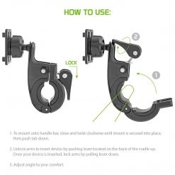 Cellet Full Catalog PHBIKE10 - Bike Smartphone Mount, Universal Heavy Duty Bicycle Holder Mount With 360 Degree Rotation Compatible To IPhone 12 Pro Max/12 Pro/ 12, IPhone 11 Pro Max/ 11 Pro/11, Samsung Galaxy Note 20/20 Plus And Other 4.7”-6.8” Devices