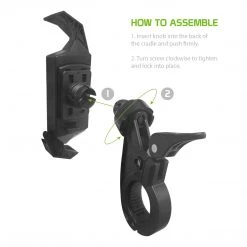 Cellet Full Catalog PHBIKE10 - Bike Smartphone Mount, Universal Heavy Duty Bicycle Holder Mount With 360 Degree Rotation Compatible To IPhone 12 Pro Max/12 Pro/ 12, IPhone 11 Pro Max/ 11 Pro/11, Samsung Galaxy Note 20/20 Plus And Other 4.7”-6.8” Devices