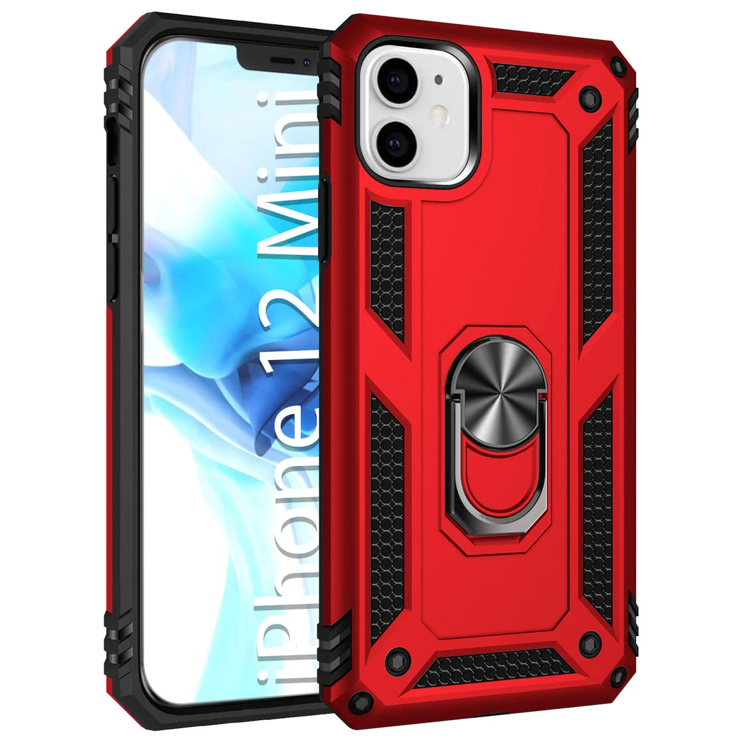 Full Catalog CCIPH12IFRD - Cellet Heavy Duty IPhone 12 Mini Combo Case, Shockproof Case With Built In Ring, Kickstand And Magnet For Car Mounts Compatible To Apple IPhone 12 Mini – Red 2 Full Catalog CCIPH12IFRD - Cellet Heavy Duty IPhone 12 Mini Combo Case, Shockproof Case With Built In Ring, Kickstand And Magnet For Car Mounts Compatible To Apple IPhone 12 Mini – Red