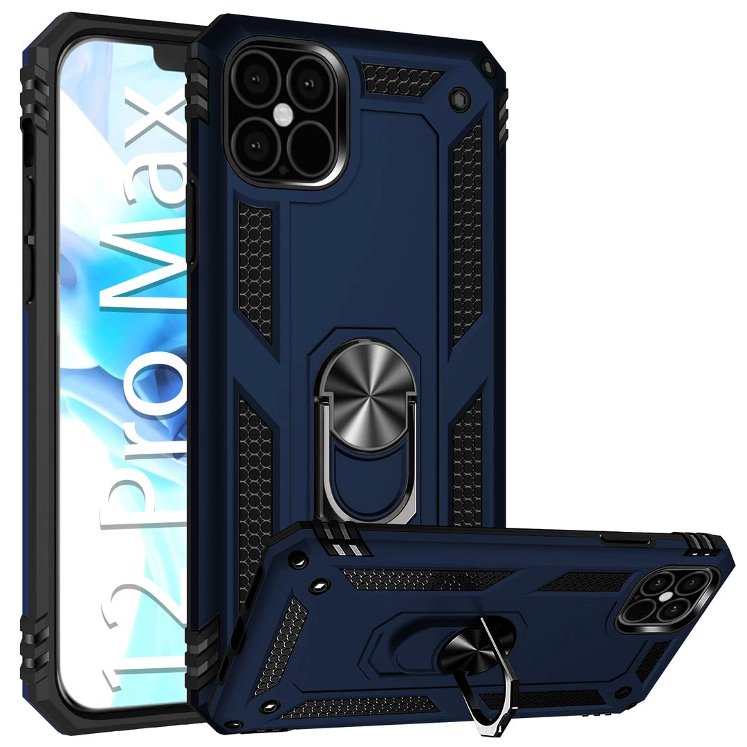 CCIPH12PMIFBL - Cellet Heavy Duty IPhone 12 Pro Max Combo Case, Shockproof Case With Built In Ring, Kickstand And Magnet For Car Mounts Compatible To Apple IPhone 12 Pro Max – Blue Full Catalog 1 CCIPH12PMIFBL - Cellet Heavy Duty IPhone 12 Pro Max Combo Case, Shockproof Case With Built In Ring, Kickstand And Magnet For Car Mounts Compatible To Apple IPhone 12 Pro Max – Blue Full Catalog