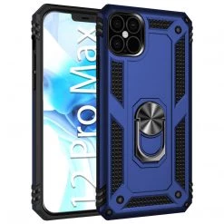 CCIPH12PMIFBL - Cellet Heavy Duty IPhone 12 Pro Max Combo Case, Shockproof Case With Built In Ring, Kickstand And Magnet For Car Mounts Compatible To Apple IPhone 12 Pro Max – Blue Full Catalog