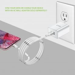 Cellet Full Catalog DCACOIL3WT - 3.3ft. (1m) Magnetic Type-C Cable, Magnetic Self Winding Type-C Charging And Data Sync Cable Compatible To Samsung Galaxy S20, S20 Plus, S20 Ultra, GPS And Tablets And Other Type-C Enabled Devices – White 11 Cellet Full Catalog DCACOIL3WT - 3.3ft. (1m) Magnetic Type-C Cable, Magnetic Self Winding Type-C Charging And Data Sync Cable Compatible To Samsung Galaxy S20, S20 Plus, S20 Ultra, GPS And Tablets And Other Type-C Enabled Devices – White