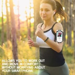 Cellet Full Catalog NEOARM490 - Sports Wristband, 180 Degree Rotational Exercise Wristband With Adjustable Velcro Band For Jogging, Biking And Hiking Compatible To Apple IPhone 11/11 Pro/11 Pro Max, Samsung Galaxy S20/S20 Plus/S20 Ultra And Other 4-6 Inch Phones - Black