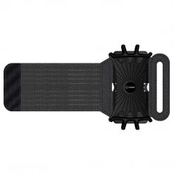 Cellet Full Catalog NEOARM490 - Sports Wristband, 180 Degree Rotational Exercise Wristband With Adjustable Velcro Band For Jogging, Biking And Hiking Compatible To Apple IPhone 11/11 Pro/11 Pro Max, Samsung Galaxy S20/S20 Plus/S20 Ultra And Other 4-6 Inch Phones - Black