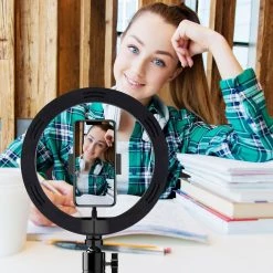 Cellet ACTRIPODRL10 -Tripod Ring Light With Wireless Remote Control, USB Powered 10