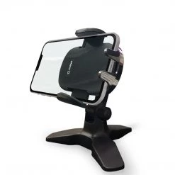 Cellet Wholesale New Arrivals PHW100 - Desktop Smartphone Holder, Adjustable Phone Stand With One Touch Arm Release Button, Non-Slip Rubberized Grips And 360 Degree Rotation Compatible To IPhone 12 Pro Max, 12 / 12 Pro, 12 Mini, Samsung Galaxy S21 / S21 Plus, S21 Ultra And More