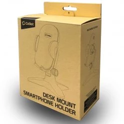 Cellet Wholesale New Arrivals PHW100 - Desktop Smartphone Holder, Adjustable Phone Stand With One Touch Arm Release Button, Non-Slip Rubberized Grips And 360 Degree Rotation Compatible To IPhone 12 Pro Max, 12 / 12 Pro, 12 Mini, Samsung Galaxy S21 / S21 Plus, S21 Ultra And More