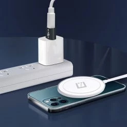 Cellet Wholesale MAGM10 - Magnetic Wireless Charger, 15 Watt Fast Charging Magnetic Wireless Charger Compatible To IPhone 13 Pro Max / 13 Pro / 13 / 13 Mini And Other QI Enabled Devices (USB-C AC Adapter Not Included) - White 16 Cellet Wholesale MAGM10 - Magnetic Wireless Charger, 15 Watt Fast Charging Magnetic Wireless Charger Compatible To IPhone 13 Pro Max / 13 Pro / 13 / 13 Mini And Other QI Enabled Devices (USB-C AC Adapter Not Included) - White