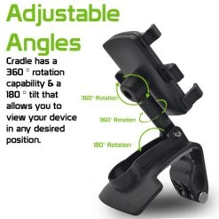 Cellet Wholesale PHD280 - Multipurpose Spring Clip Phone Holder, Dashboard, Sun Visor & Rear View Mirror Clip Mount With Heavy Duty Spring Base, 360° Cradle Rotation Compatible To IPhone 12 Pro Max, 12 Pro, 12 Mini, Samsung Galaxy S21 / S21 Plus, S21 Ultra & More Full Catalog 17 Cellet Wholesale PHD280 - Multipurpose Spring Clip Phone Holder, Dashboard, Sun Visor & Rear View Mirror Clip Mount With Heavy Duty Spring Base, 360° Cradle Rotation Compatible To IPhone 12 Pro Max, 12 Pro, 12 Mini, Samsung Galaxy S21 / S21 Plus, S21 Ultra & More Full Catalog