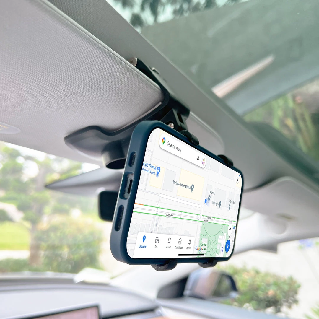 Cellet Wholesale PHD280 - Multipurpose Spring Clip Phone Holder, Dashboard, Sun Visor & Rear View Mirror Clip Mount With Heavy Duty Spring Base, 360° Cradle Rotation Compatible To IPhone 12 Pro Max, 12 Pro, 12 Mini, Samsung Galaxy S21 / S21 Plus, S21 Ultra & More Full Catalog 4 Cellet Wholesale PHD280 - Multipurpose Spring Clip Phone Holder, Dashboard, Sun Visor & Rear View Mirror Clip Mount With Heavy Duty Spring Base, 360° Cradle Rotation Compatible To IPhone 12 Pro Max, 12 Pro, 12 Mini, Samsung Galaxy S21 / S21 Plus, S21 Ultra & More Full Catalog
