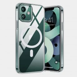 Full Catalog CCIPH12MINICL - IPhone 12 Mini, Slim Transparent Shockproof And Scratch Resistant, Mag-Safe Case For Apple IPhone 12 Mini By Cellet – Clear