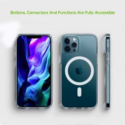 Cellet Wholesale CCIPH12PROMCL - IPhone 12 Pro Max, Slim Transparent Shockproof And Scratch Resistant Mag-safe Case For Apple IPhone 12 Pro Max By Cellet – Clear Full Catalog