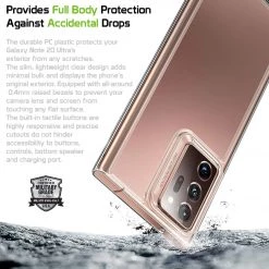 CCSAMN20UCL - Galaxy Note 20 Ultra, Slim Transparent Shockproof And Scratch Resistant Case With TPU Frame For Samsung Galaxy Note 20 Ultra By Cellet Full Catalog