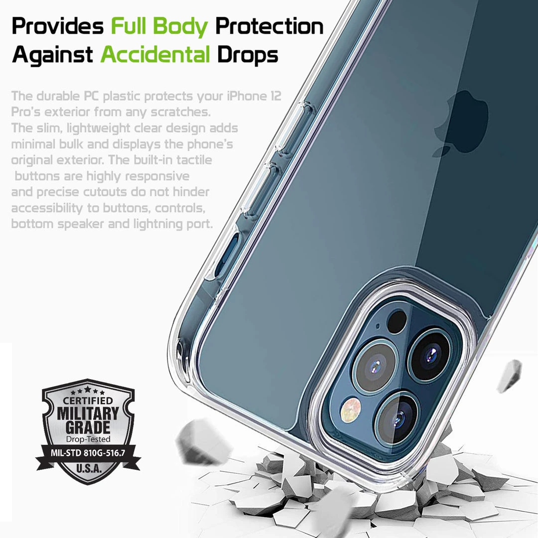 Full Catalog CCIPH12PC - IPhone 12 & 12 Pro, Slim Transparent Shockproof And Scratch Resistant Case For Apple IPhone 12 Pro By Cellet – Clear 6 Full Catalog CCIPH12PC - IPhone 12 & 12 Pro, Slim Transparent Shockproof And Scratch Resistant Case For Apple IPhone 12 Pro By Cellet – Clear