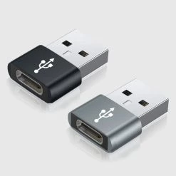 Cellet DCDA2 - 2 Pack - USB C Female To USB Male Adapter, Type C To A Data Sync And Charger Cable Adapter Compatible To IPhone 12, MacBook Pro 2019, MacBook Air 2020, IPad Pro 2020, Samsung Galaxy S20, S20 Plus, S20 Ultra, Google Chromebook And More New Arrivals 12 Cellet DCDA2 - 2 Pack - USB C Female To USB Male Adapter, Type C To A Data Sync And Charger Cable Adapter Compatible To IPhone 12, MacBook Pro 2019, MacBook Air 2020, IPad Pro 2020, Samsung Galaxy S20, S20 Plus, S20 Ultra, Google Chromebook And More New Arrivals