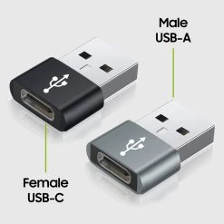 Cellet DCDA2 - 2 Pack - USB C Female To USB Male Adapter, Type C To A Data Sync And Charger Cable Adapter Compatible To IPhone 12, MacBook Pro 2019, MacBook Air 2020, IPad Pro 2020, Samsung Galaxy S20, S20 Plus, S20 Ultra, Google Chromebook And More New Arrivals 15 Cellet DCDA2 - 2 Pack - USB C Female To USB Male Adapter, Type C To A Data Sync And Charger Cable Adapter Compatible To IPhone 12, MacBook Pro 2019, MacBook Air 2020, IPad Pro 2020, Samsung Galaxy S20, S20 Plus, S20 Ultra, Google Chromebook And More New Arrivals