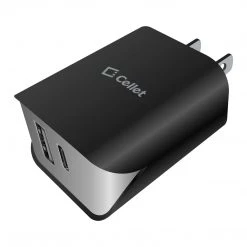 GoCellet TC180BK - UL Certified Dual Port Home Charger, 18 Watt USB-A And Type-C Home Charger (Cable Sold Separately) Compatible To Samsung Galaxy S21, S21 Plus, S21 Ultra, Tablets, IPads And More – Black 10 GoCellet TC180BK - UL Certified Dual Port Home Charger, 18 Watt USB-A And Type-C Home Charger (Cable Sold Separately) Compatible To Samsung Galaxy S21, S21 Plus, S21 Ultra, Tablets, IPads And More – Black