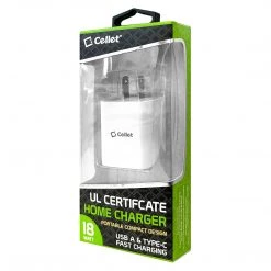 GoCellet New Arrivals TC180WT - UL Certified Dual Port Home Charger, 18 Watt USB-A And Type-C Home Charger (Cable Sold Separately) Compatible To Samsung Galaxy S21, S21 Plus, S21 Ultra, Tablets, IPads And More – White 15 GoCellet New Arrivals TC180WT - UL Certified Dual Port Home Charger, 18 Watt USB-A And Type-C Home Charger (Cable Sold Separately) Compatible To Samsung Galaxy S21, S21 Plus, S21 Ultra, Tablets, IPads And More – White