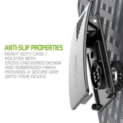 Cellet Wholesale HLSAMS21P - Cellet Galaxy S21 Plus Holster, Shell Holster Kickstand Case With Spring Belt Clip For Samsung Galaxy S21 Plus - Black