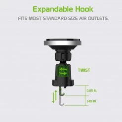 Cellet PHMAG12 - Magnetic Wireless Charging Phone Holder, Magnetic Air Vent Wireless Charger Phone Mount With Vent Stabilizer Compatible To IPhone 12, 12 Pro, 12 Pro Max And 12 Mini 13 Cellet PHMAG12 - Magnetic Wireless Charging Phone Holder, Magnetic Air Vent Wireless Charger Phone Mount With Vent Stabilizer Compatible To IPhone 12, 12 Pro, 12 Pro Max And 12 Mini