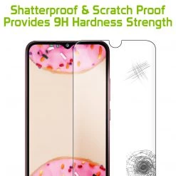 Cellet Wholesale New Arrivals SGSAMA12 -Samsung Galaxy A12 Full Coverage Screen Protector, Premium Ultra Thin Full Coverage Tempered Glass Screen Protector For Samsung Galaxy A12 By Cellet