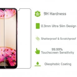 Cellet Wholesale New Arrivals SGSAMA12 -Samsung Galaxy A12 Full Coverage Screen Protector, Premium Ultra Thin Full Coverage Tempered Glass Screen Protector For Samsung Galaxy A12 By Cellet
