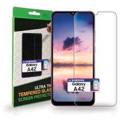 Cellet Wholesale New Arrivals SGSAMA42 - Samsung Galaxy A42 Full Coverage Screen Protector, Premium Ultra Thin Full Coverage Tempered Glass Screen Protector For Samsung Galaxy A42 By Cellet
