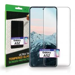 Cellet Wholesale SGSAMA52 - Samsung Galaxy A52 Full Coverage Screen Protector, Premium Ultra Thin Full Coverage Tempered Glass Screen Protector For Samsung Galaxy A52 By Cellet New Arrivals