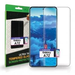 Cellet Wholesale New Arrivals SGSAMA72 - Samsung Galaxy A72 Full Coverage Screen Protector, Premium Ultra Thin Full Coverage Tempered Glass Screen Protector For Samsung Galaxy A72 By Cellet