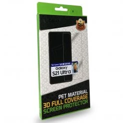 Cellet Wholesale STSAMS21U - Cellet Samsung Galaxy S21 Ultra TPU Screen Protector, Full Coverage Flexible Film Screen Protector Compatible To Samsung Galaxy S21 Ultra