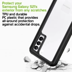 Cellet Wholesale CCSAMS21HBK - Samsung Galaxy S21, Slim Transparent And Scratch Resistant Case Compatible To Samsung Galaxy S21 New Arrivals