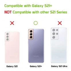 Cellet Wholesale CCSAMS21PHBK - Samsung Galaxy S21 Plus, Slim Transparent And Scratch Resistant Case Compatible To Samsung Galaxy S21 Plus New Arrivals