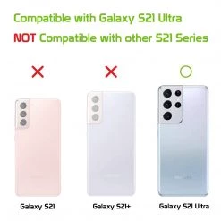 Cellet Wholesale New Arrivals CCSAMS21UHBK - Samsung Galaxy S21 Ultra, Slim Transparent And Scratch Resistant Case Compatible To Samsung Galaxy S21 Ultra