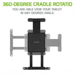 Cellet Wholesale New Arrivals PH500 - Tablet/Smartphone Clip Holder, Tablet/iPad & Smartphone Desktop Mount With Heavy Duty Clip, Adjustable Gooseneck And 360 Degree Rotation Compatible To IPhone 12 Pro Max, 12 Pro, Galaxy S21, S21 Plus, IPad Pro, IPad Mini Nintendo Switch And More