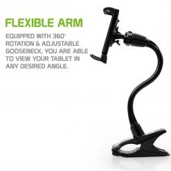 Cellet Wholesale New Arrivals PH500 - Tablet/Smartphone Clip Holder, Tablet/iPad & Smartphone Desktop Mount With Heavy Duty Clip, Adjustable Gooseneck And 360 Degree Rotation Compatible To IPhone 12 Pro Max, 12 Pro, Galaxy S21, S21 Plus, IPad Pro, IPad Mini Nintendo Switch And More 13 Cellet Wholesale New Arrivals PH500 - Tablet/Smartphone Clip Holder, Tablet/iPad & Smartphone Desktop Mount With Heavy Duty Clip, Adjustable Gooseneck And 360 Degree Rotation Compatible To IPhone 12 Pro Max, 12 Pro, Galaxy S21, S21 Plus, IPad Pro, IPad Mini Nintendo Switch And More