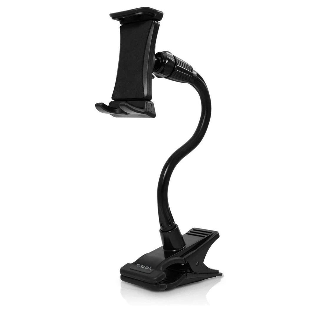 Cellet Wholesale New Arrivals PH500 - Tablet/Smartphone Clip Holder, Tablet/iPad & Smartphone Desktop Mount With Heavy Duty Clip, Adjustable Gooseneck And 360 Degree Rotation Compatible To IPhone 12 Pro Max, 12 Pro, Galaxy S21, S21 Plus, IPad Pro, IPad Mini Nintendo Switch And More 8 Cellet Wholesale New Arrivals PH500 - Tablet/Smartphone Clip Holder, Tablet/iPad & Smartphone Desktop Mount With Heavy Duty Clip, Adjustable Gooseneck And 360 Degree Rotation Compatible To IPhone 12 Pro Max, 12 Pro, Galaxy S21, S21 Plus, IPad Pro, IPad Mini Nintendo Switch And More