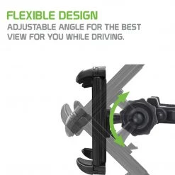 Cellet Wholesale PH360 - Headrest Tablet/Smartphone Holder, Universal Headrest Tablet/iPad And Phone Mount Holder With Extendable Telescopic Arm & 360 Degree Rotation For Apple IPad, IPad Pro, IPad Mini, IPhones & Other Smartphones & Tablets (fits Up To 10”) - Black New Arrivals