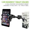 Cellet Wholesale PH360 - Headrest Tablet/Smartphone Holder, Universal Headrest Tablet/iPad And Phone Mount Holder With Extendable Telescopic Arm & 360 Degree Rotation For Apple IPad, IPad Pro, IPad Mini, IPhones & Other Smartphones & Tablets (fits Up To 10”) - Black New Arrivals
