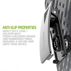 Cellet Wholesale HLSAMA12 - Cellet Galaxy A12 Holster Case, Heavy Duty Holster Phone Case With Built-in Kick-Stand And Spring Belt Clip Compatible With Samsung Galaxy A12