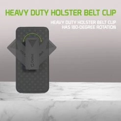 Cellet Wholesale HLSAMA12 - Cellet Galaxy A12 Holster Case, Heavy Duty Holster Phone Case With Built-in Kick-Stand And Spring Belt Clip Compatible With Samsung Galaxy A12