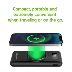 Cellet Wholesale QIMS1000 - Wireless Portable Charger, Magnetic 10000mAh Portable Power Bank With Wireless Charging Pad, Smart Digital Display Screen And Built In Lightning, Type-C And Micro USB Cable - Black 17 Cellet Wholesale QIMS1000 - Wireless Portable Charger, Magnetic 10000mAh Portable Power Bank With Wireless Charging Pad, Smart Digital Display Screen And Built In Lightning, Type-C And Micro USB Cable - Black