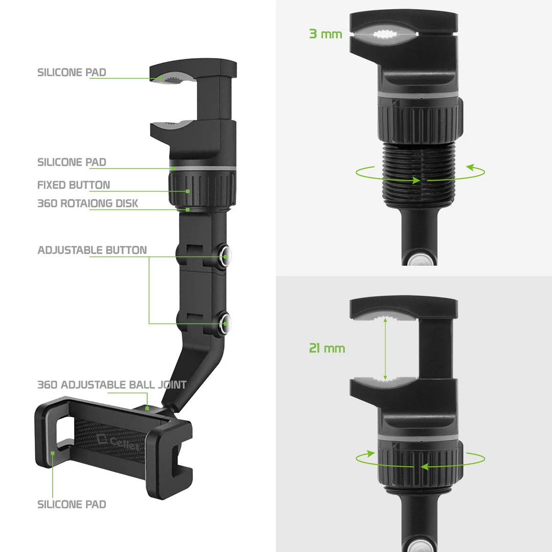 Cellet Wholesale PHSK223A - Pole Phone Holder 6 Cellet Wholesale PHSK223A - Pole Phone Holder
