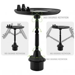 Cellet Wholesale New Arrivals PHSK119 - Cup Holder Tray For Car, Food Tray For Car Cup Holder With Phone Mount, 360 Degree Rotation And Non-Slip Matt For Cars, Boats, Golf Carts And More 11 Cellet Wholesale New Arrivals PHSK119 - Cup Holder Tray For Car, Food Tray For Car Cup Holder With Phone Mount, 360 Degree Rotation And Non-Slip Matt For Cars, Boats, Golf Carts And More