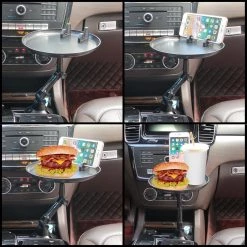 Cellet Wholesale New Arrivals PHSK119 - Cup Holder Tray For Car, Food Tray For Car Cup Holder With Phone Mount, 360 Degree Rotation And Non-Slip Matt For Cars, Boats, Golf Carts And More 15 Cellet Wholesale New Arrivals PHSK119 - Cup Holder Tray For Car, Food Tray For Car Cup Holder With Phone Mount, 360 Degree Rotation And Non-Slip Matt For Cars, Boats, Golf Carts And More